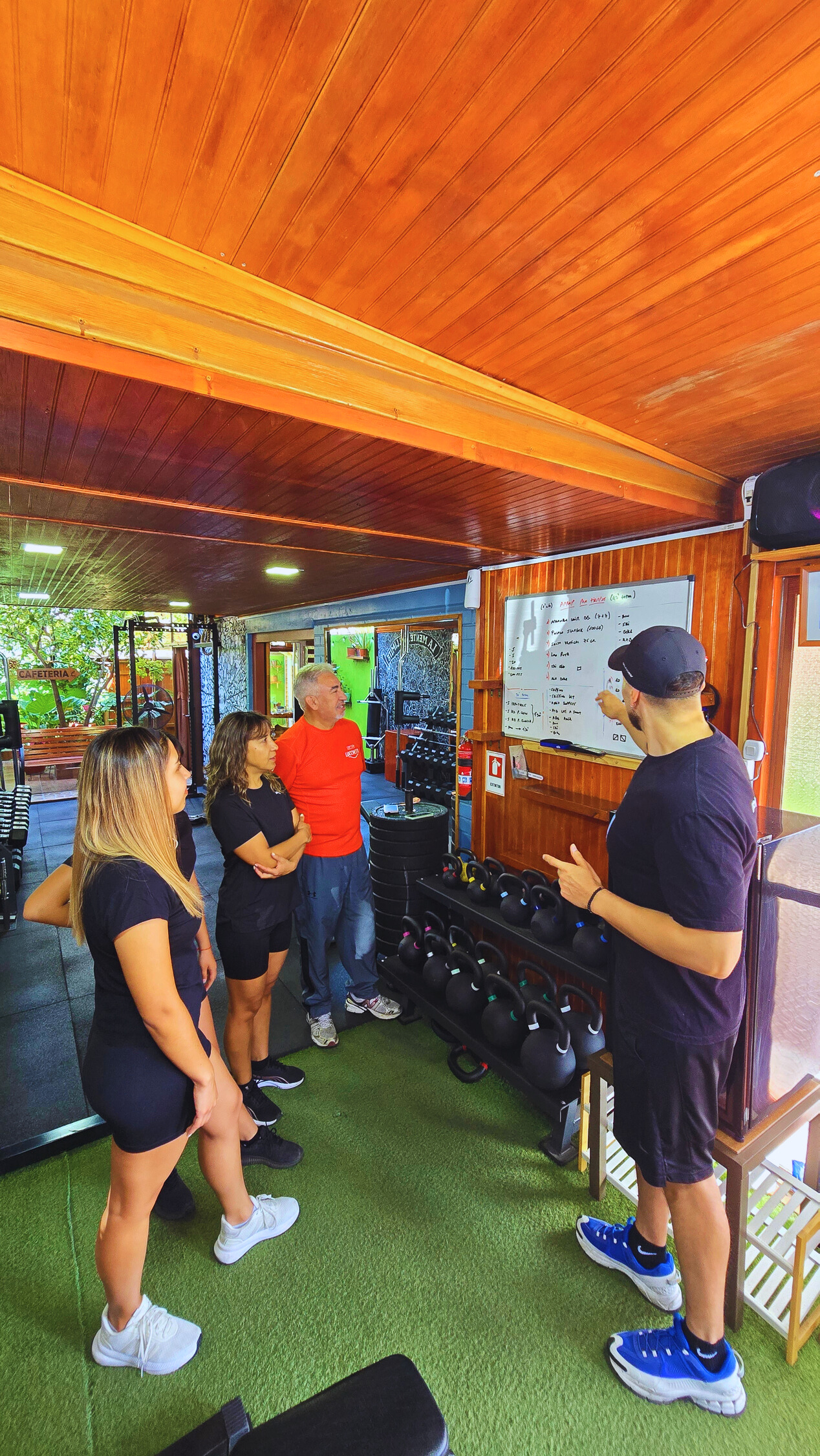 Sesión guiada de entrenamiento